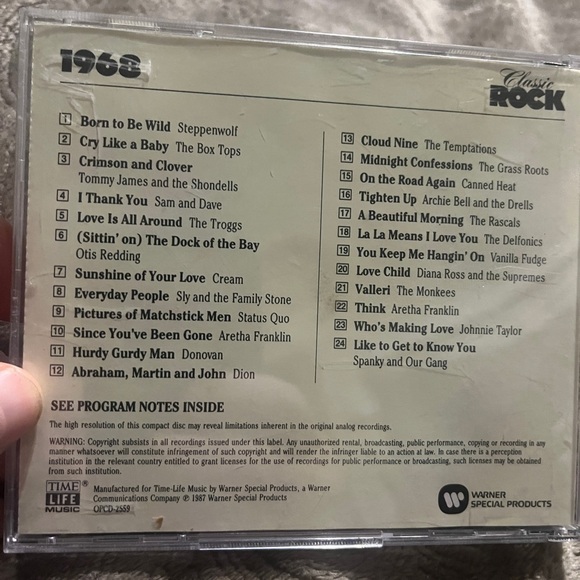 1968 Classic Rock Time Life Music CD - Picture 5 of 6